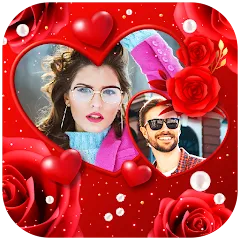 Rose Heart Photo Frame